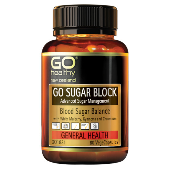 GO Healthy GO Sugar Block 60 Capsules