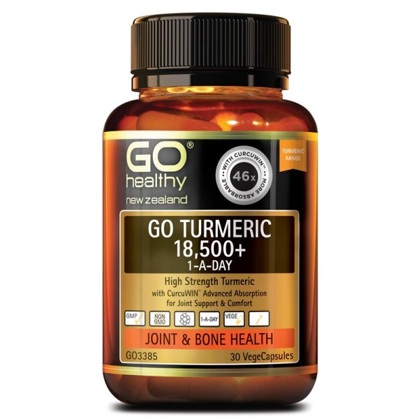 GO Healthy GO Turmeric 18500+ 1-A-Day Capsules