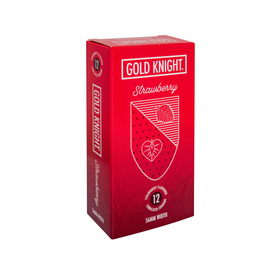 Gold Knight Condoms Strawberry Flavoured