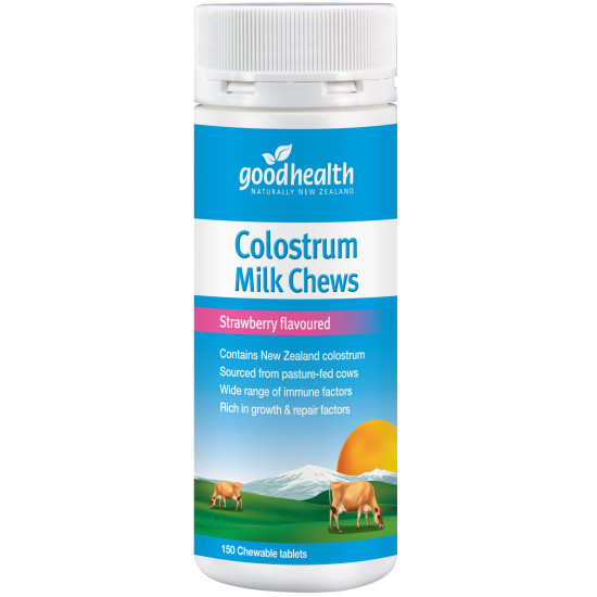 Good Health Colostrum Strawberry Chews 150 Tablets