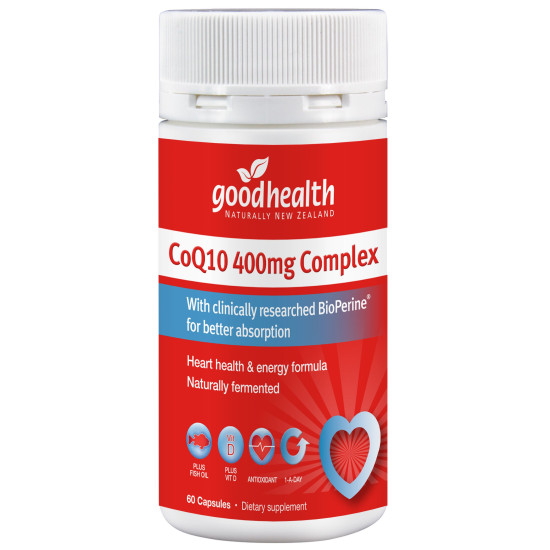 Good Health CoQ10 400mg Complex 60 Capsules