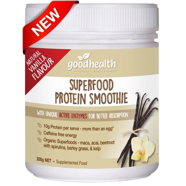 Good Health Superfood Protein Smoothie Vanilla Powder 200g