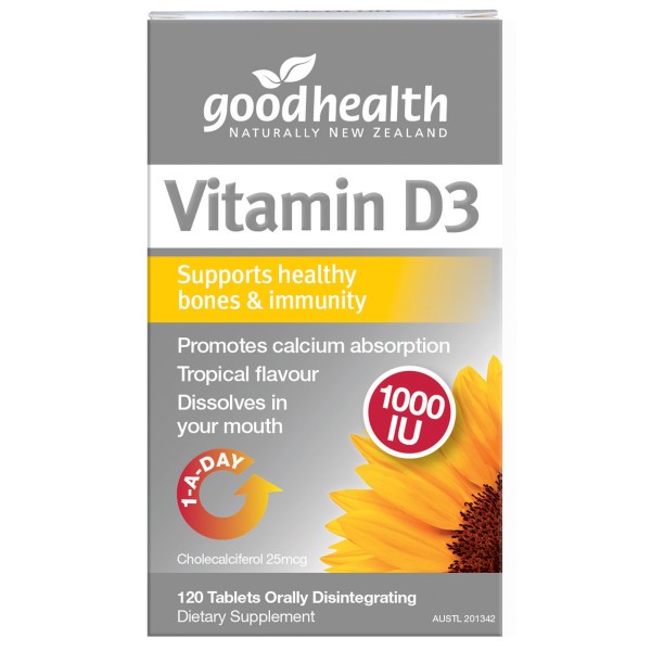 Good Health Vitamin D3 Micro-lingual 120 Tablets