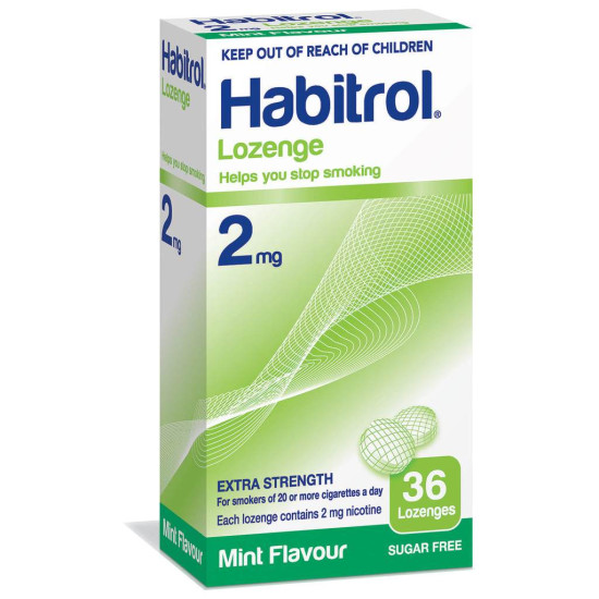 Habitrol Lozenges 2mg Mint Flavour 12 Lozenges