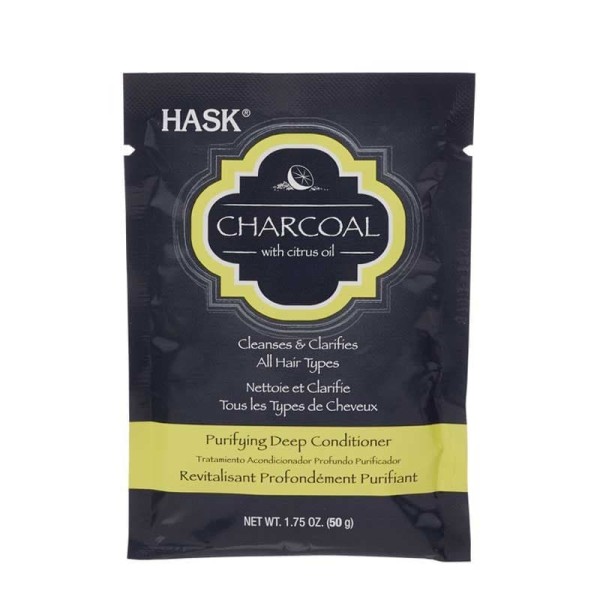 Hask Charcoal with Citrus Oil Purifying Deep Conditioner Hair Treatment Sachet
