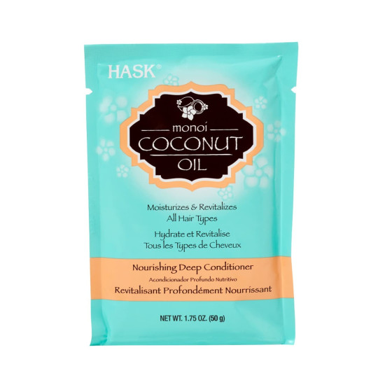 Hask Monoi Coconut Oil Nourishing Deep Conditioner Treatment Sachet 50g