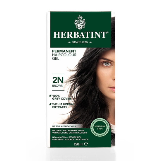 Herbatint Permanent Haircolour Gel - Brown 2N