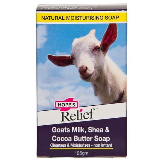 Hope's Relief Goats Milk Bar Soap 125g