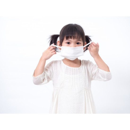 Kids White Surgical Face Mask