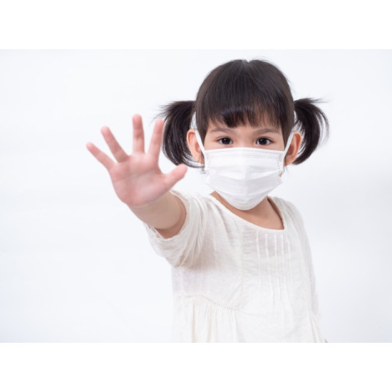 Kids White Surgical Face Mask