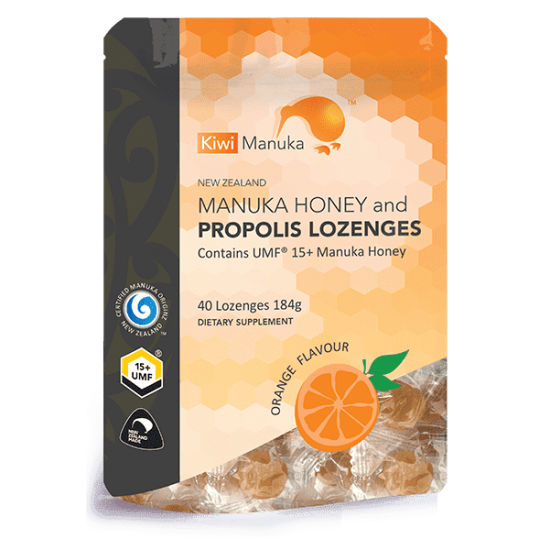 Kiwi Manuka Honey 40 Lozenges - Orange