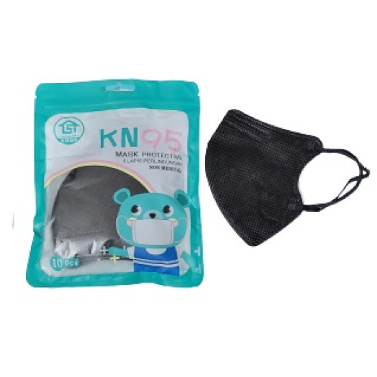 KN95 Kids Masks Black Colour