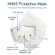 KN95 Kids Masks White Colour