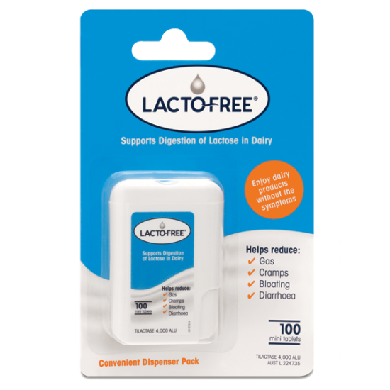 Lacto-Free Mini 100 Tablets