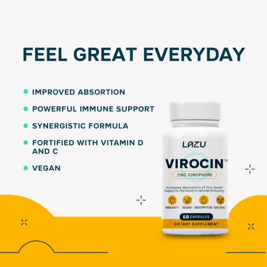 Lazu Virocin Zinc Ionophore - Combat Viral Infections