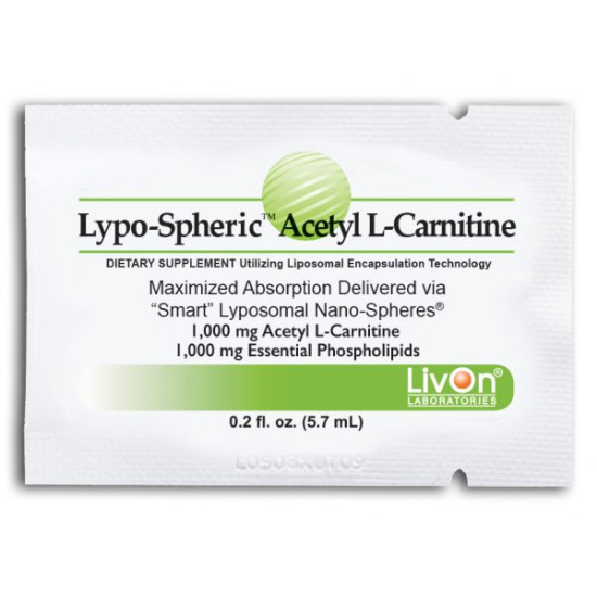 Livon Labs Lypo-Spheric Acetyl L-Carnitine 30 Pack