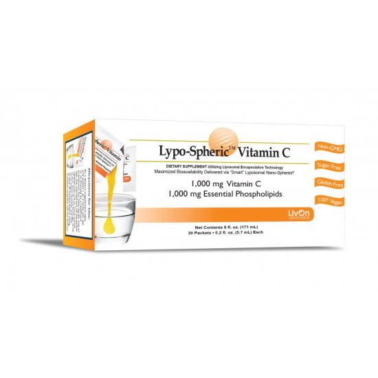 Livon Labs Lypo-Spheric Vitamin C 30 Pack