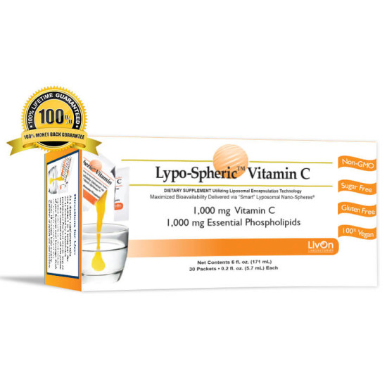 Livon Labs Lypo-Spheric Vitamin C 30 Pack