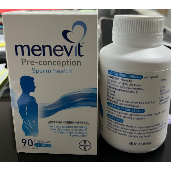 Menevit Male Fertility - Sperm Health Support