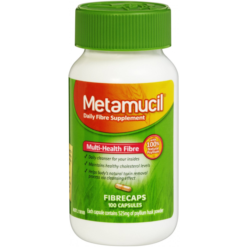 Metamucil 100 Capsules Birkenhead Health Plus