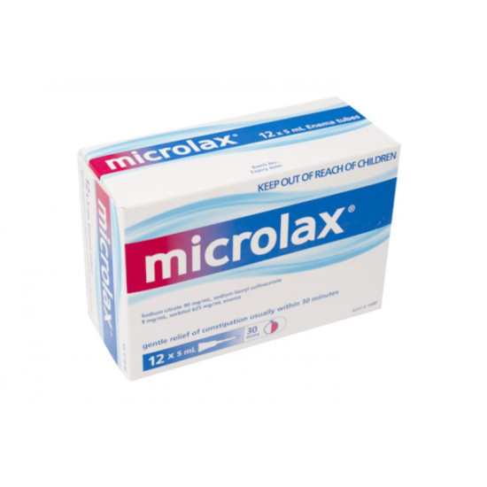 Microlax Enema 12 x 5 mL