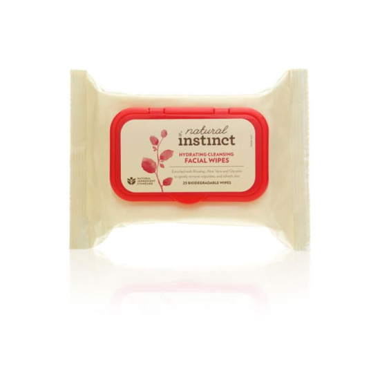 Natural Instinct Cleansing Facial Wipes 25