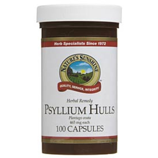 Nature's Sunshine Psyllium Hulls 100 Capsules