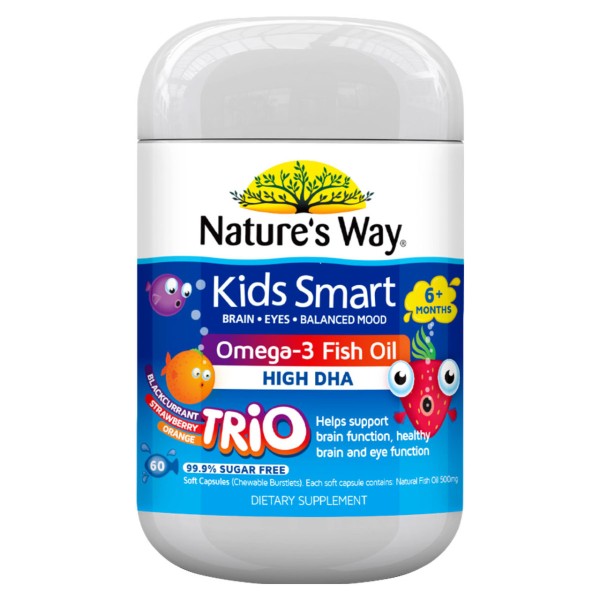Nature's Way Kids Smart Omega 3 Fish Oil Trio 60s