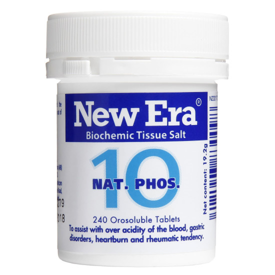 New Era No.10 Nat. Phos. 240 Tablets