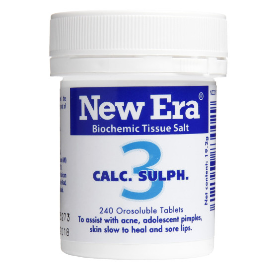 New Era No.3 Calc. Sulph. 240 Tablets