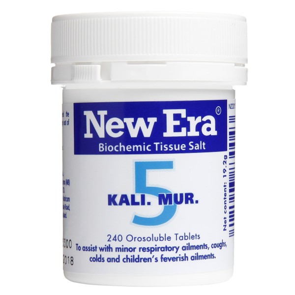 New Era No.5 Kali. Mur. 240 Tablets
