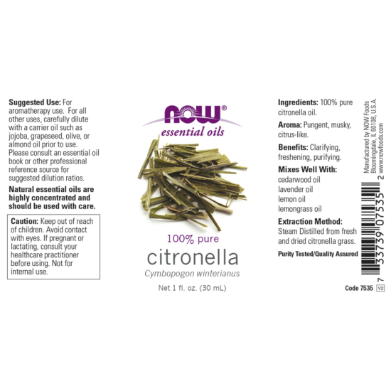 Citronella Oil - 100% Pure Essential Oils