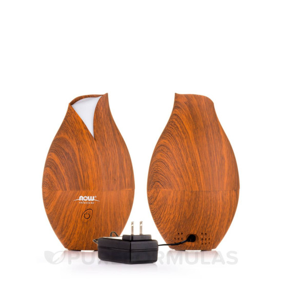 Now Foods Faux Wood Grain Ultrasonic Oil Diffuser