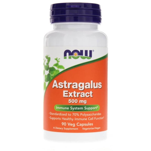 Now Foods Astragalus Extract 500mg 90 Capsules