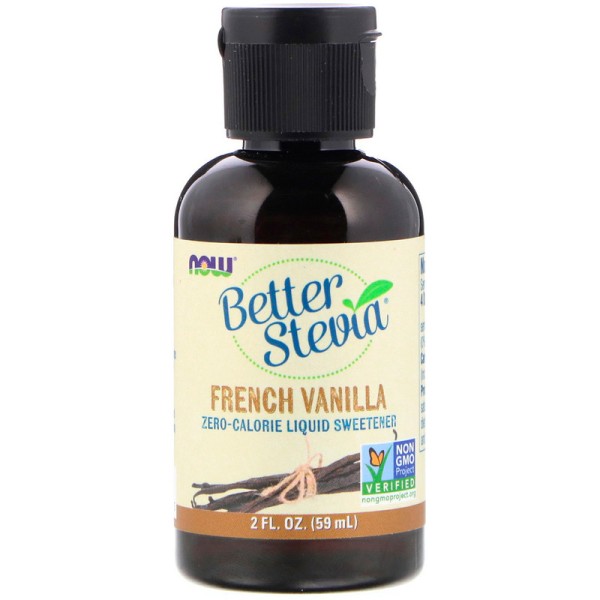 Now Foods BetterStevia French Vanilla Liquid Sweeteners 59ml