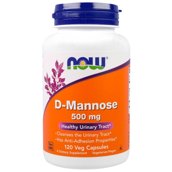 Now Foods D-Mannose 120 Capsules