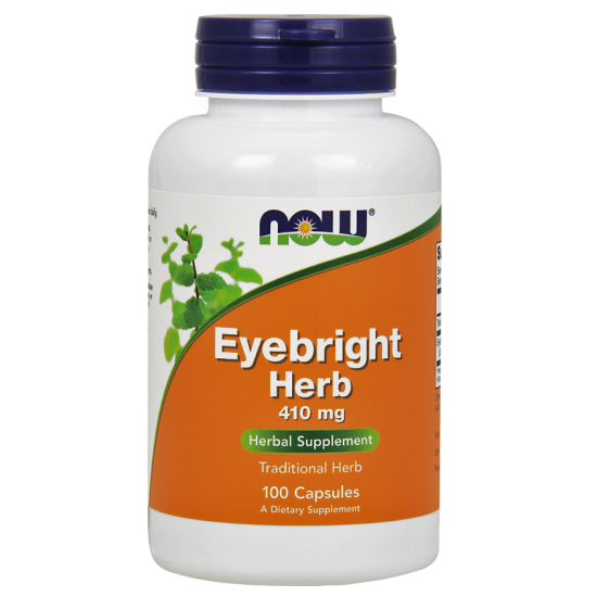 Now Foods Eyebright Herb 410mg 100 Capsules