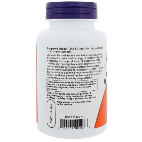 Glycine 1000mg - Promotes Restful Sleep