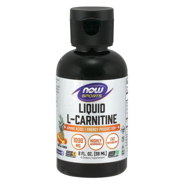 Now Foods Liquid L-Carnitine Tropical Punch 1000mg 59ml