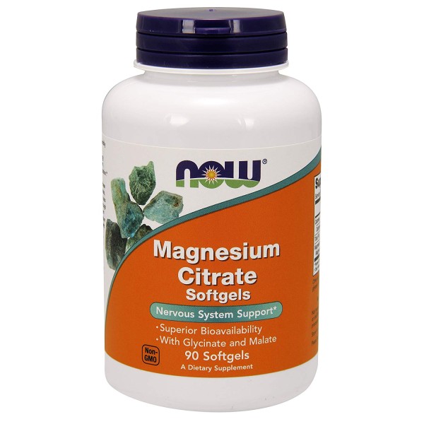 Now Foods Magnesium Citrate 90 Softgels