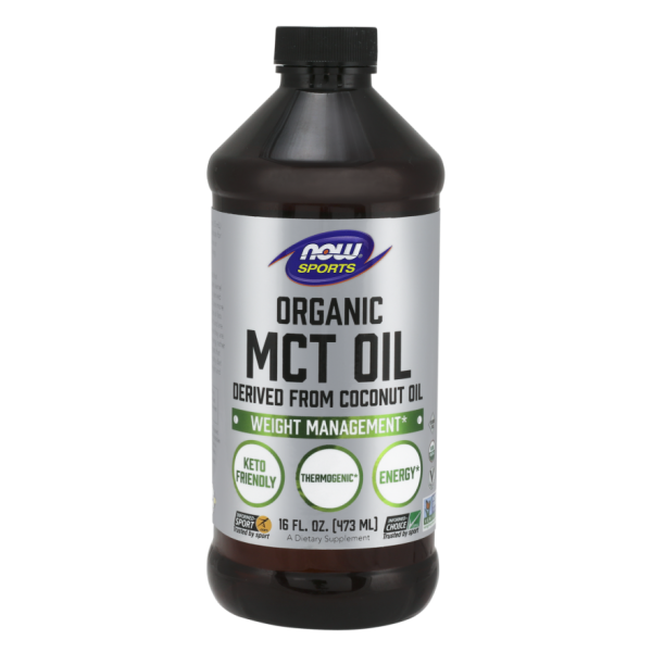 Now Foods MCT Oil Organic Derived From Coconut Oil 473ml