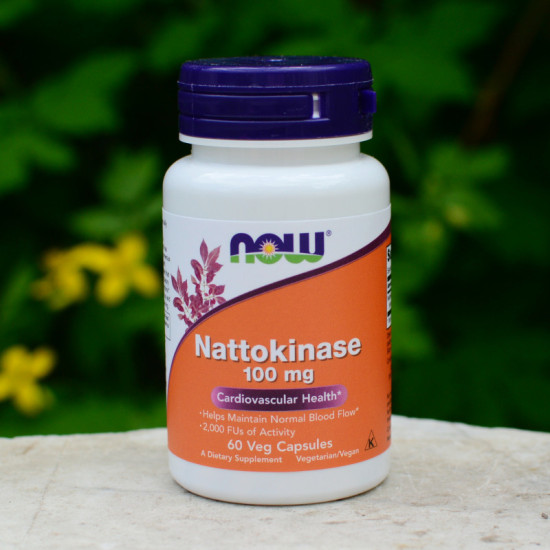 Now Foods Nattokinase 100mg 2000 FUs 60 Capsules