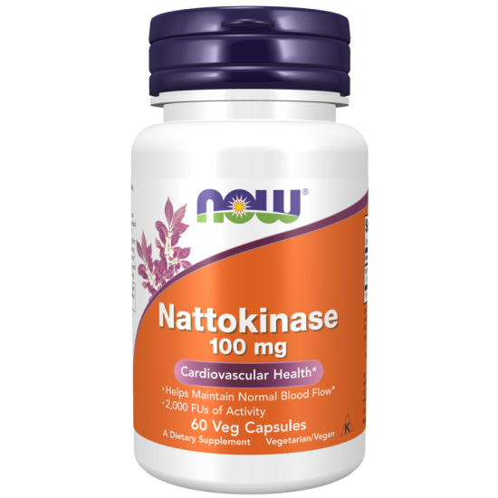 Now Foods Nattokinase 100mg 2000 FUs 60 Capsules