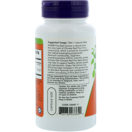 Now Foods Pine Bark Extract 240mg 90 Capsules