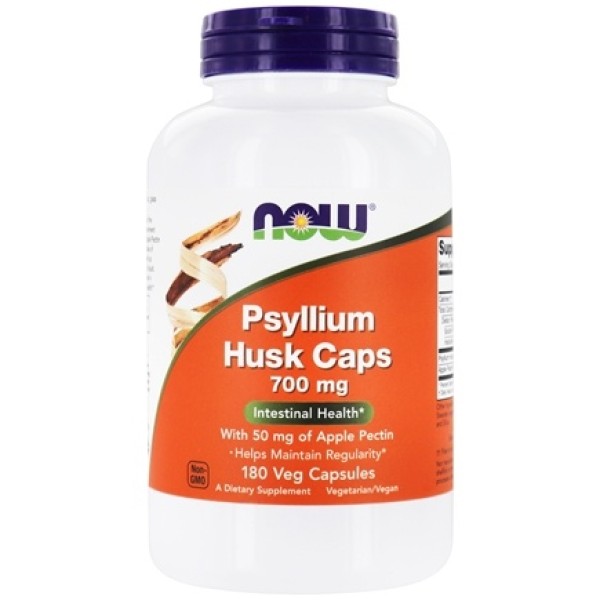 Now Foods Psyllium Husk Caps 700mg 180 Capsules