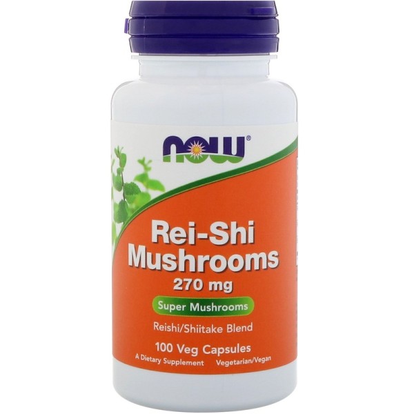 Now Foods Rei-Shi Shiitake Mushrooms 270mg 100 Capsules