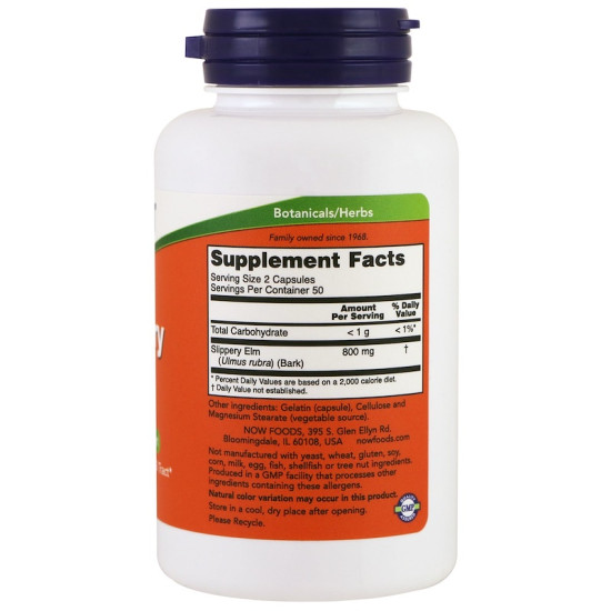 Slippery Elm 400mg - Relieve Heartburn