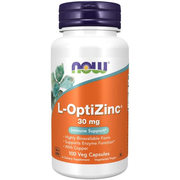 Now Foods Zinc L-OptiZinc 100 Capsules