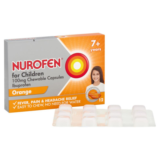 Nurofen For Children 7+ Chewable Orange