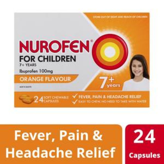 Nurofen For Children 7+ Chewable Orange